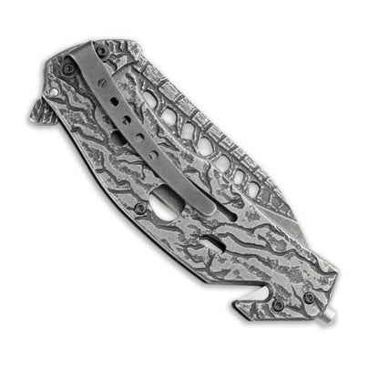 Raging Skull Pocket Knife