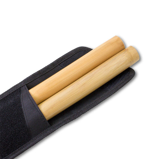 Peeled Rattan Escrima Set with Case