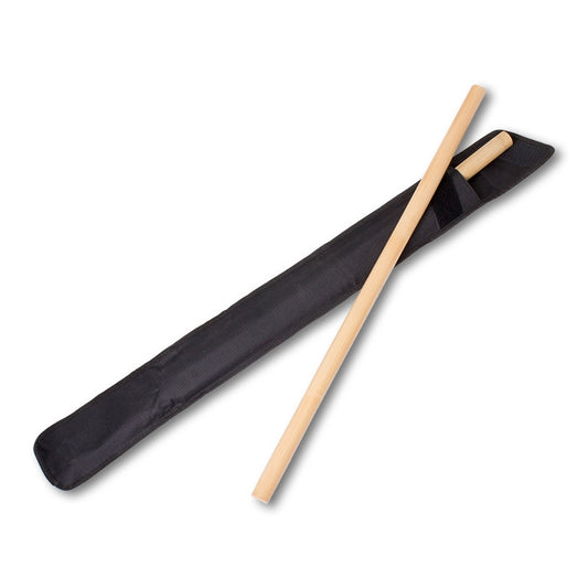 Peeled Rattan Escrima Set with Case