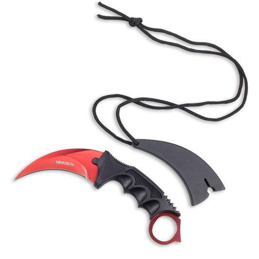 Red Tactical Karambit - Violent Art Shop