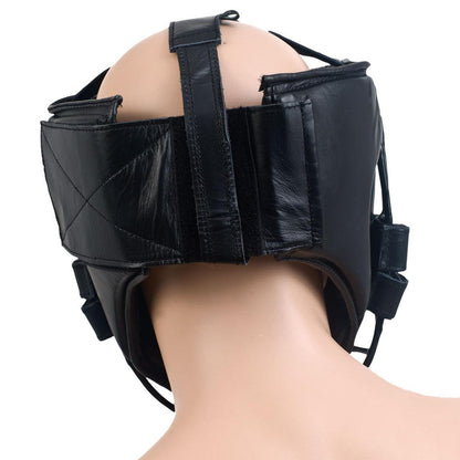 Revgear Leather Headgear with Face Cage - Violent Art Shop