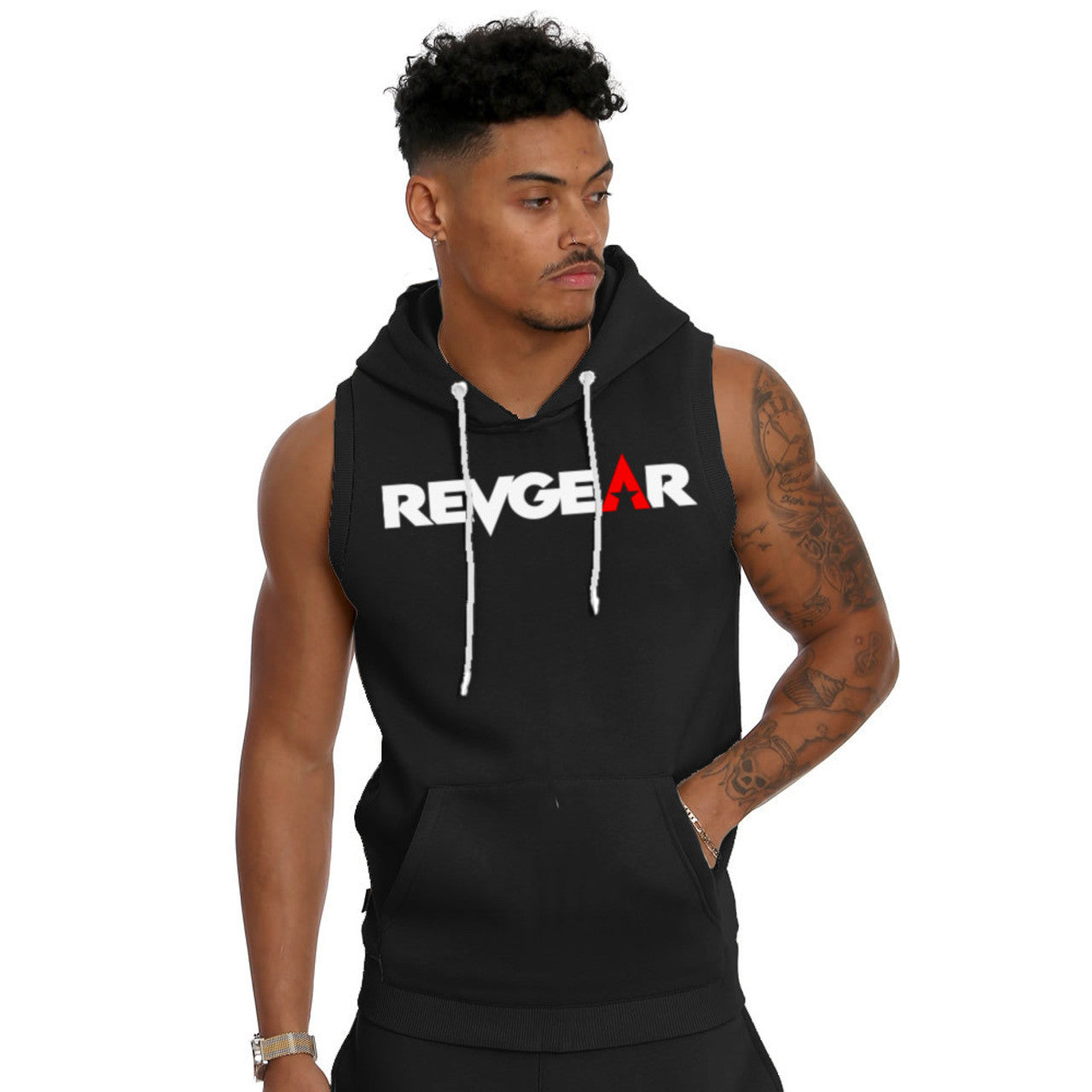 Revgear Sleeveless Pullover Hoody - Black