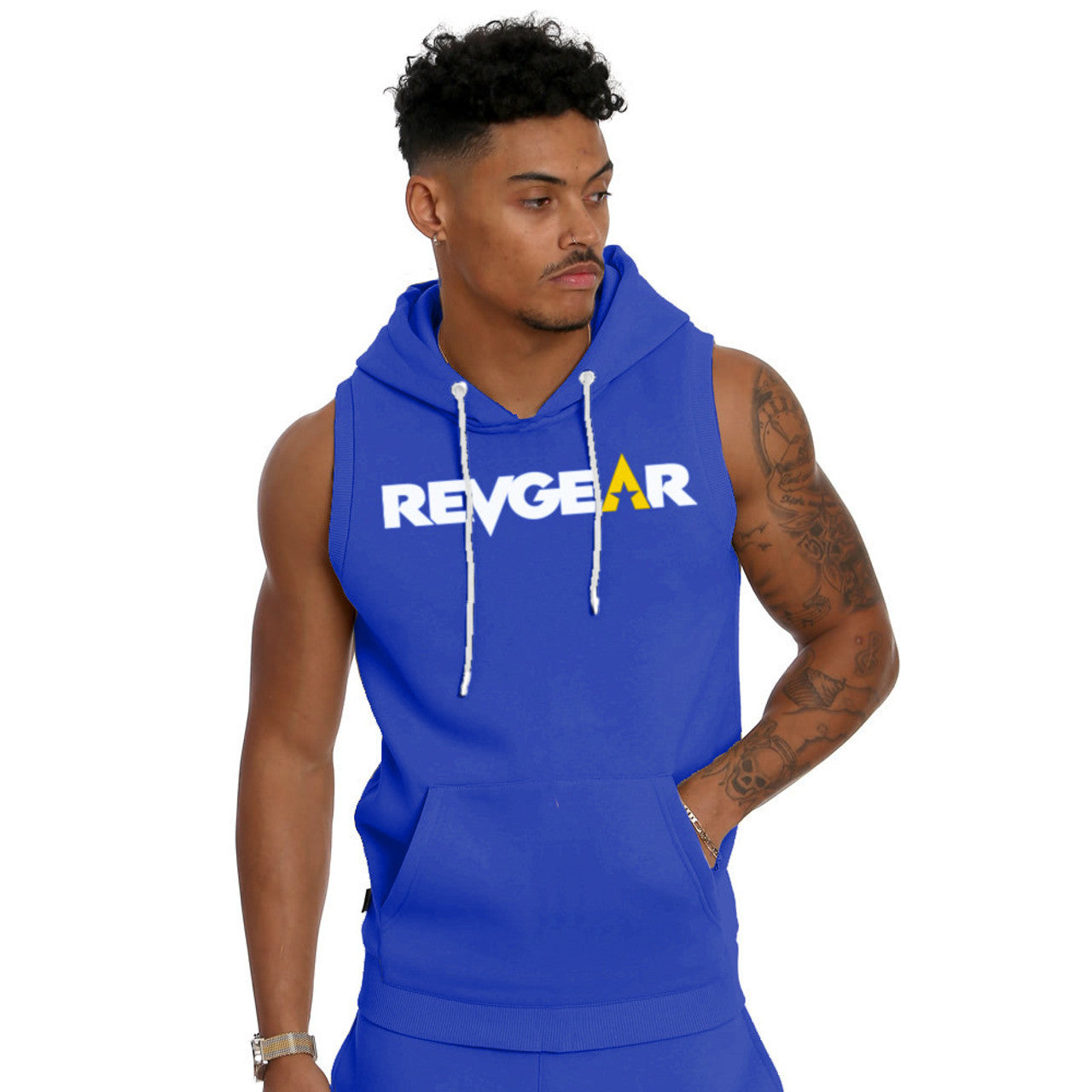 Revgear Sleeveless Pullover Hoody - Blue