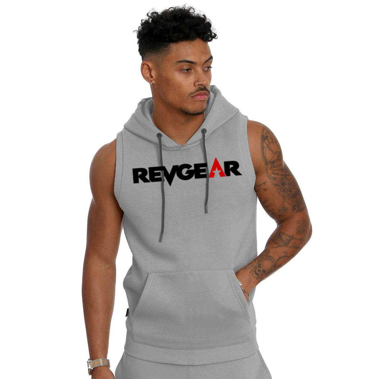 Revgear Sleeveless Pullover Hoody - Gray