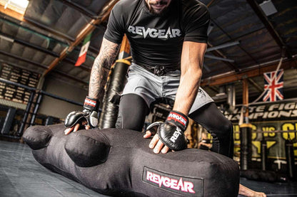 Revgear Stealth Hybrid MMA Shorts Gray / Black - Violent Art Shop
