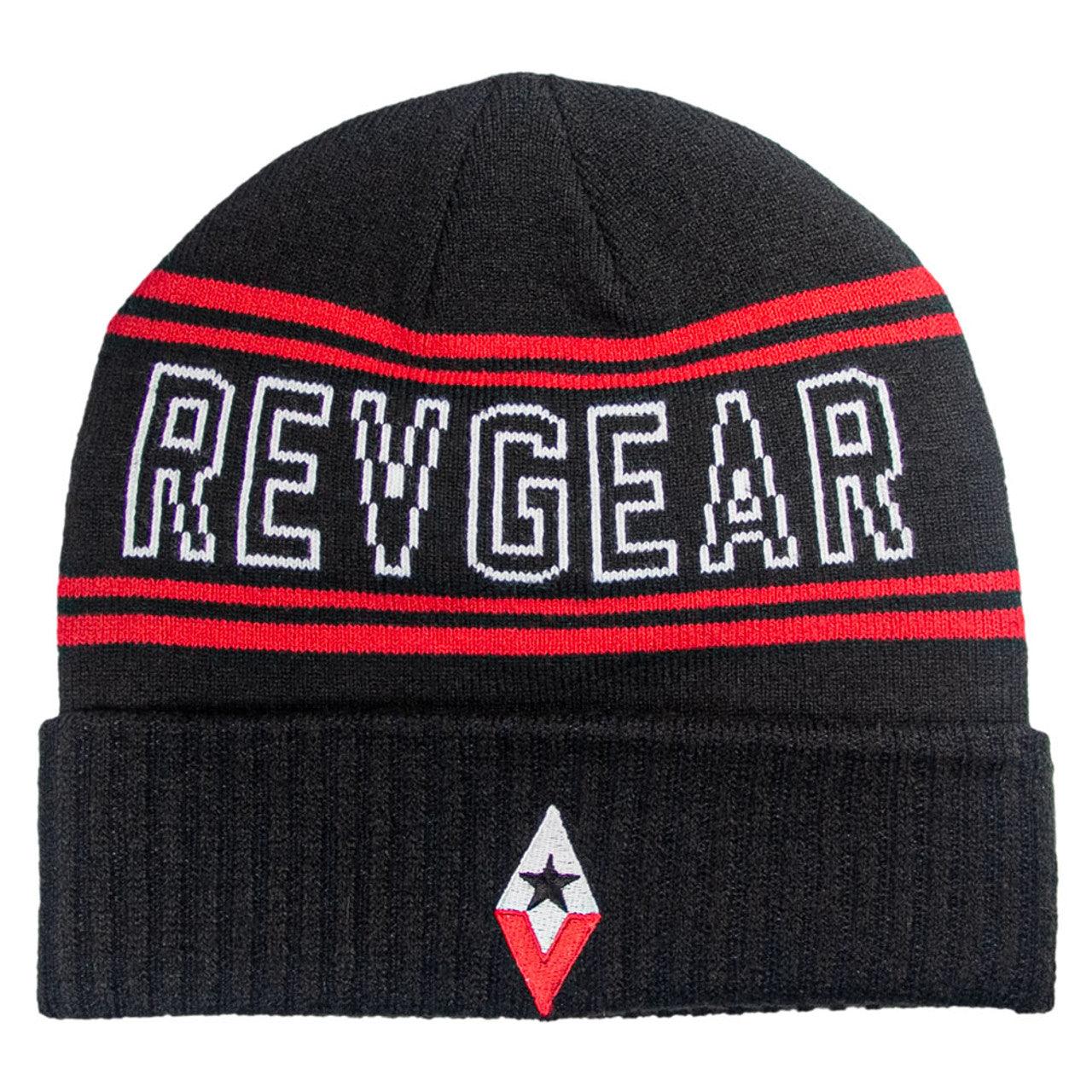 Revgear with Diamond Cuffed Beanie - Black / Red - Violent Art Shop