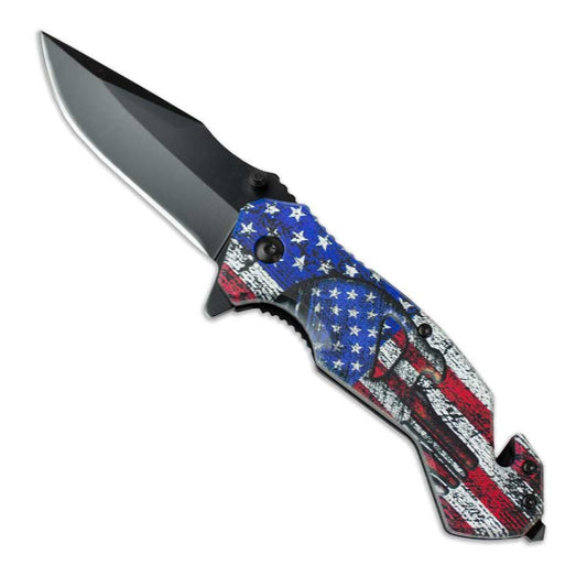 Rugged Patriot Spring Assisted Knife - Violent Art Shop
