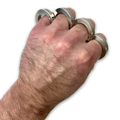 Silver Folding Knuckles