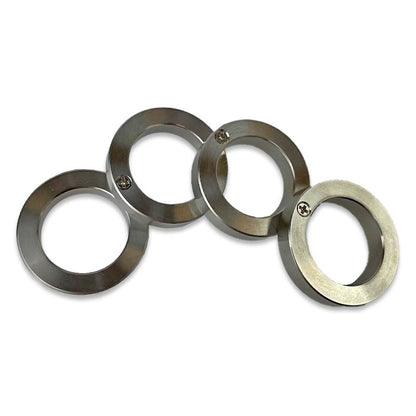 Silver Folding Knuckles - Violent Art Shop