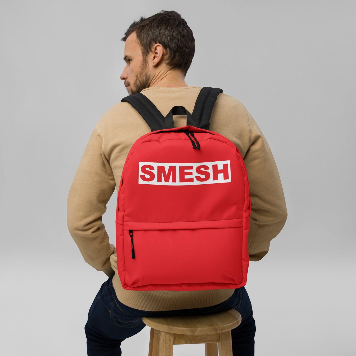 SMESH Red Backpack - Violent Art Shop