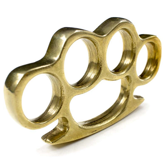 Solid Brass Knuckle Duster - Violent Art Shop