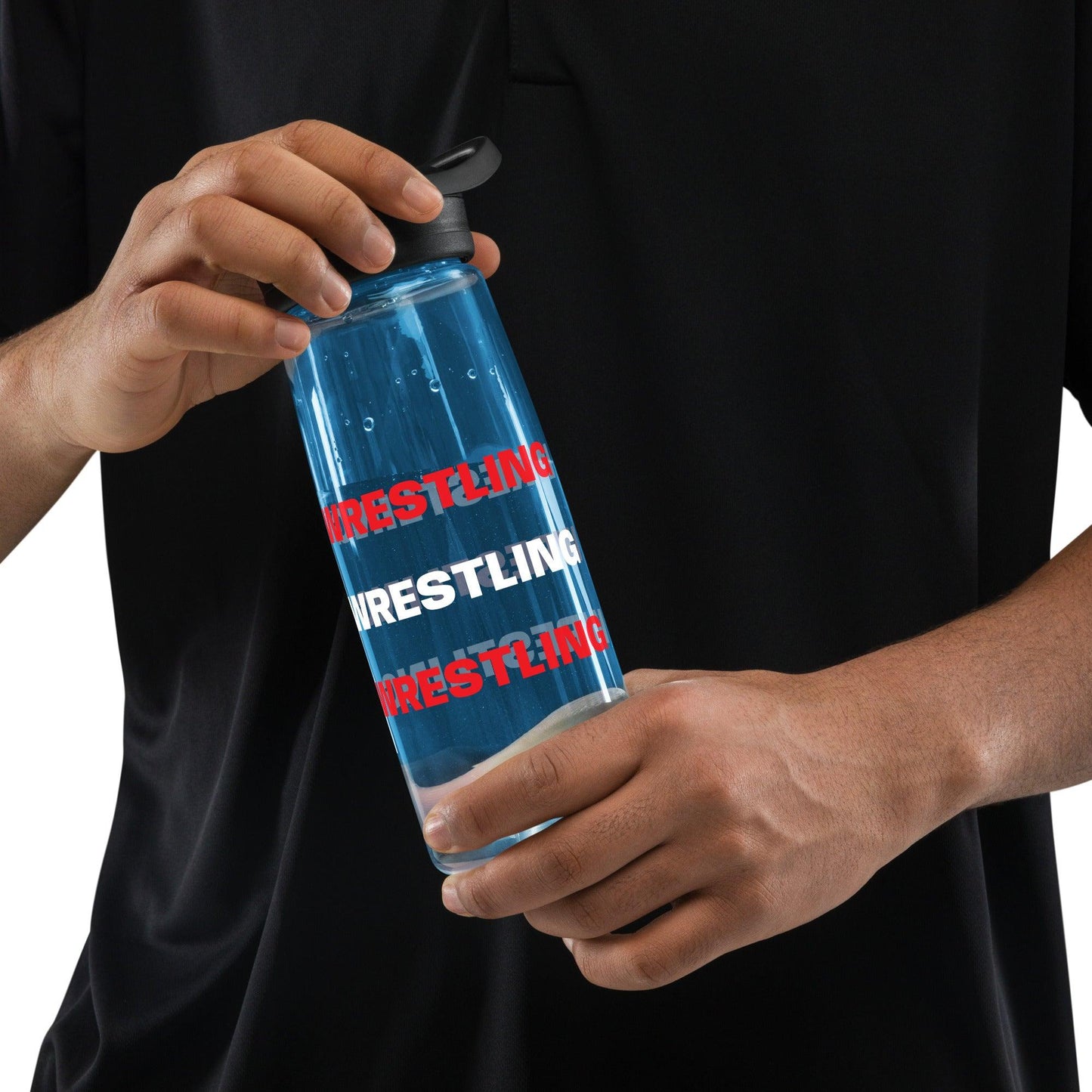 Wrestling Sports Water Bottle - Violent Art Shop