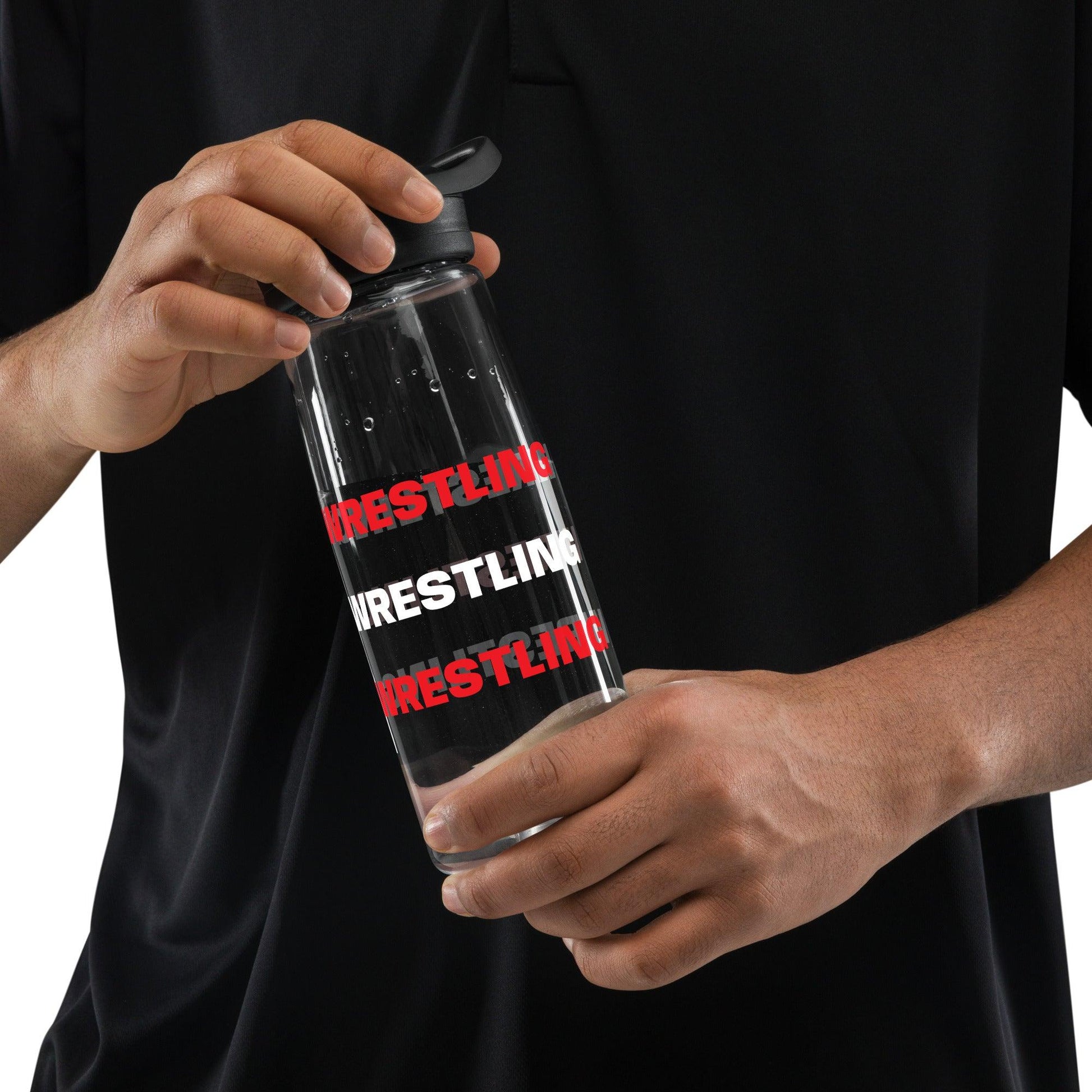 Wrestling Sports Water Bottle - Violent Art Shop