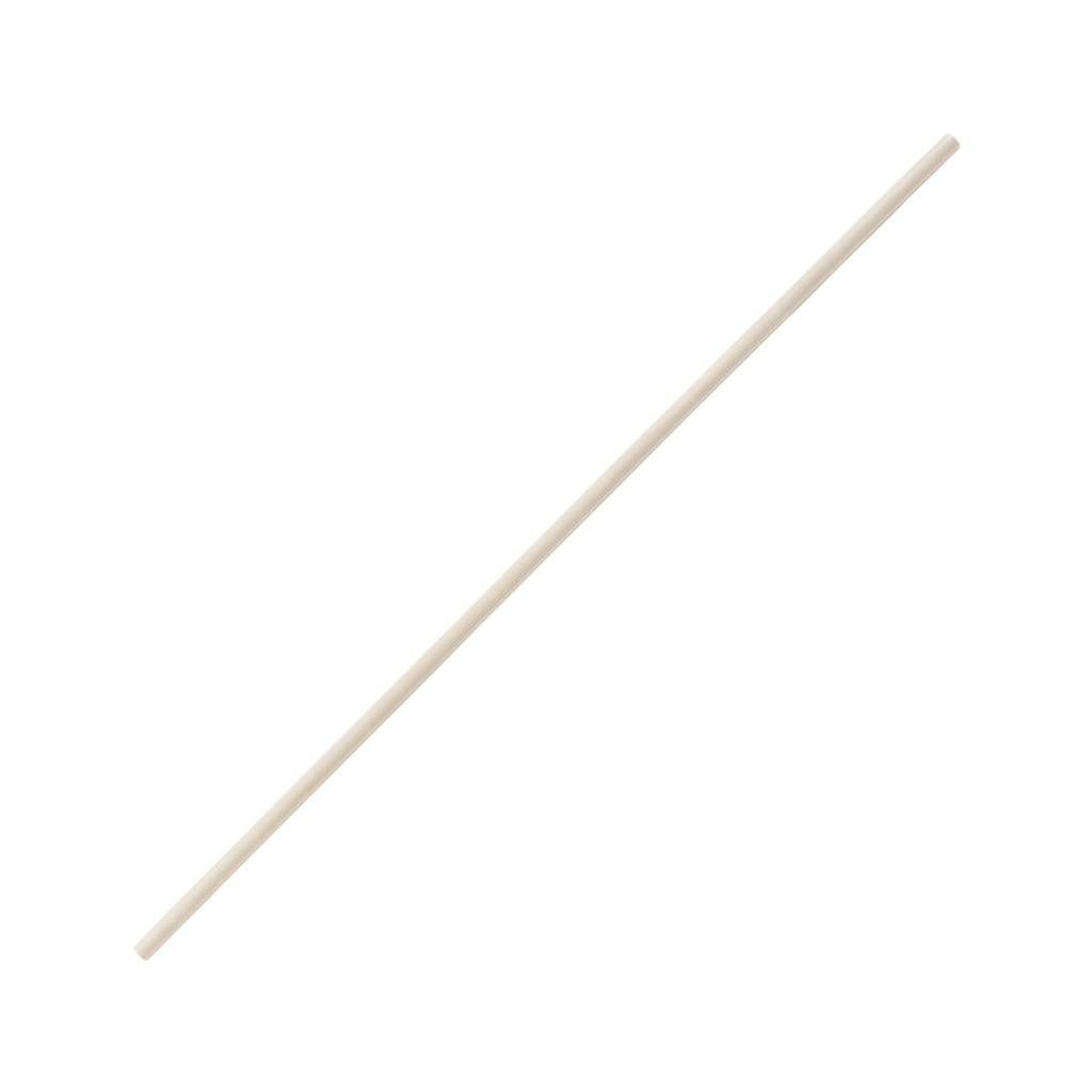 Straight White Wax Bo Staff - Youth