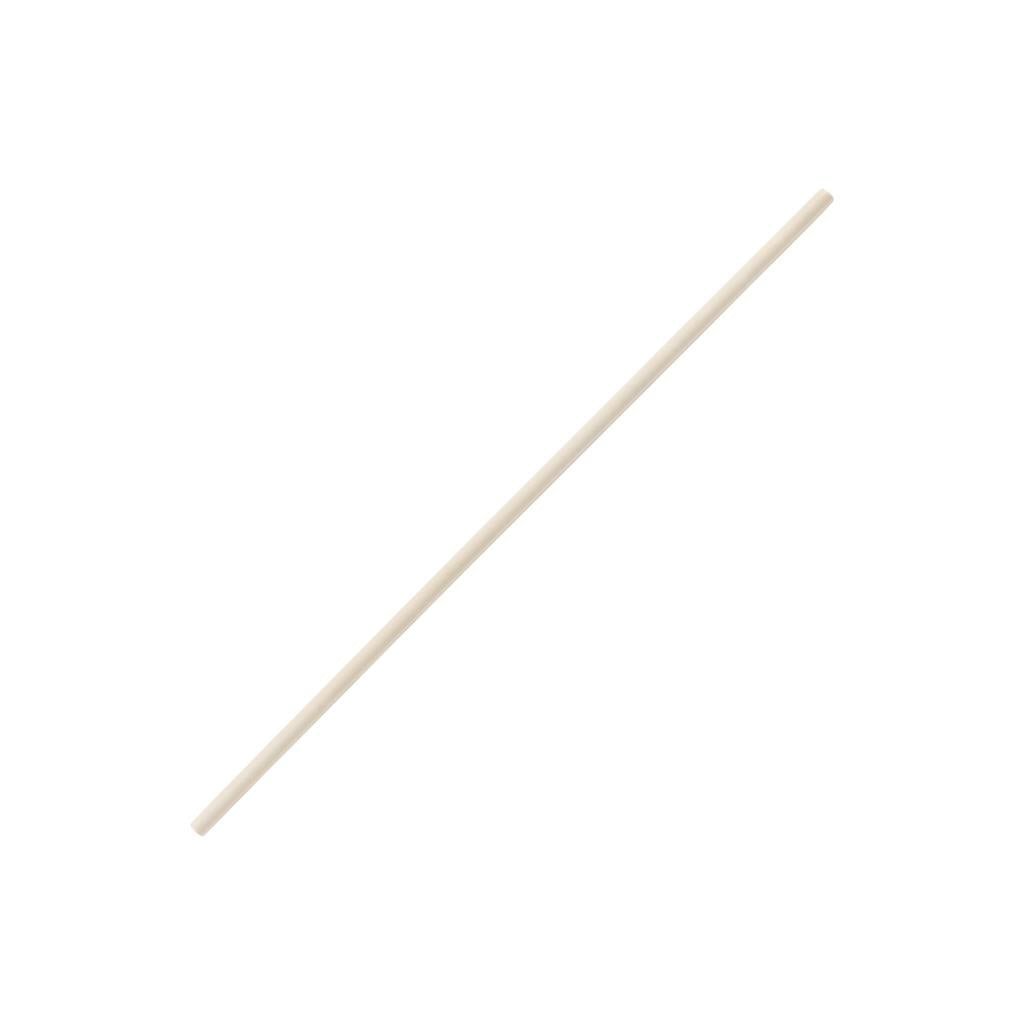 Straight White Wax Bo Staff - Youth