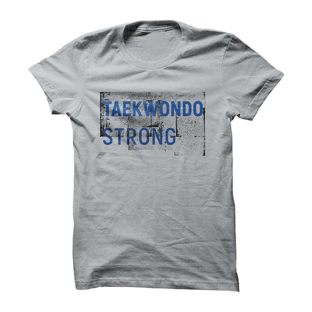 Taekwondo Strong Silver Tee - Violent Art Shop