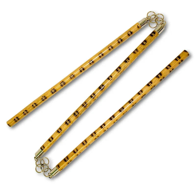 Tiger Rattan Three-Section Staff - Violent Art Shop