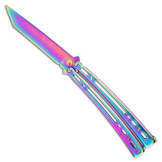 Titanium Finish Balisong Trainer