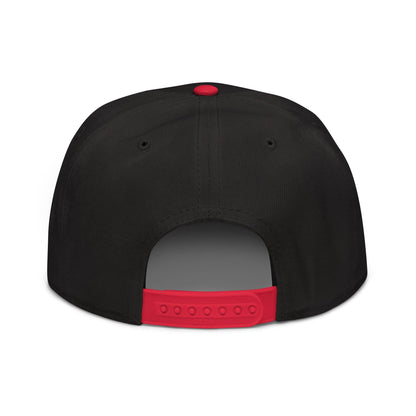 Violent Art Logo Snapback Hat - Black / Red - Violent Art Shop