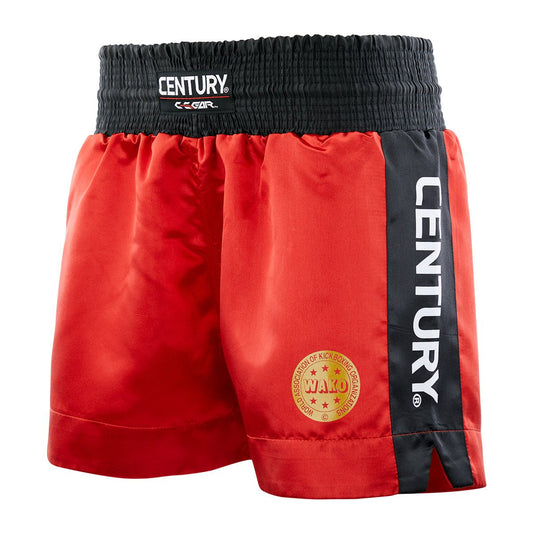 WAKO Kickboxing Shorts Red Black