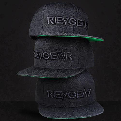 3D Revgear Premium Snapback Hat - Black / Black - Violent Art Shop