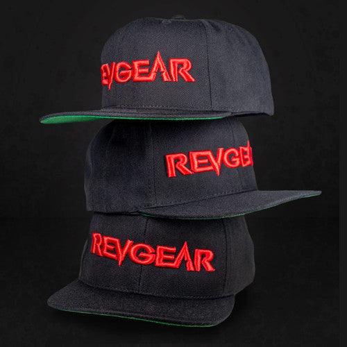 3D Revgear Premium Snapback Hat - Black / Red - Violent Art Shop