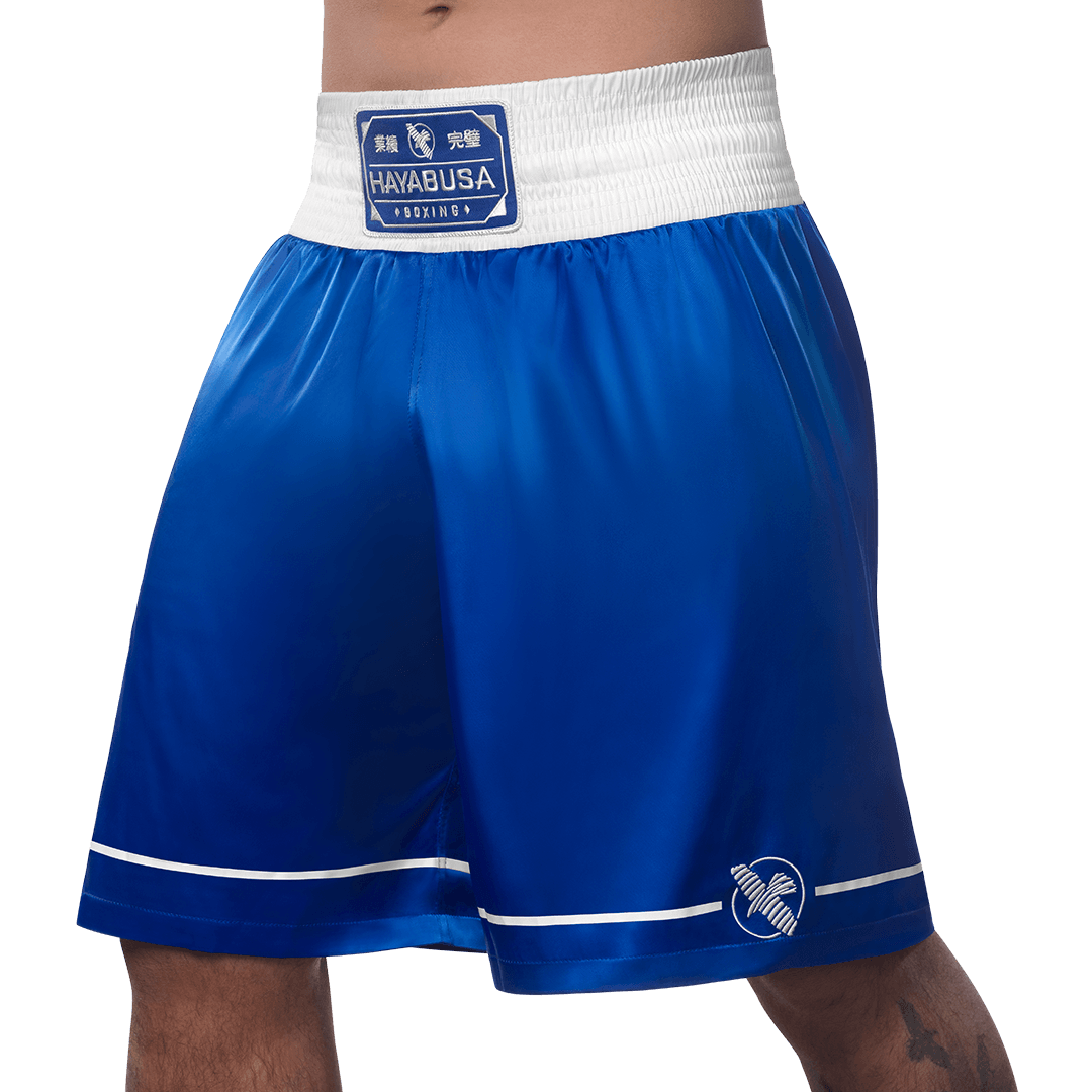 Hayabusa Pro Boxing Shorts - Blue - Violent Art Shop