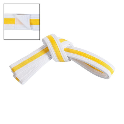 Adjustable Striped White Belt - Violent Art Shop