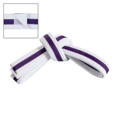 Adjustable Striped White Belt - Violent Art Shop