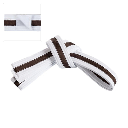 Adjustable Striped White Belt - Violent Art Shop