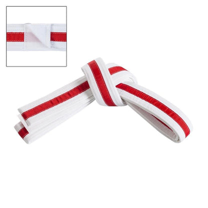 Adjustable Striped White Belt - Violent Art Shop