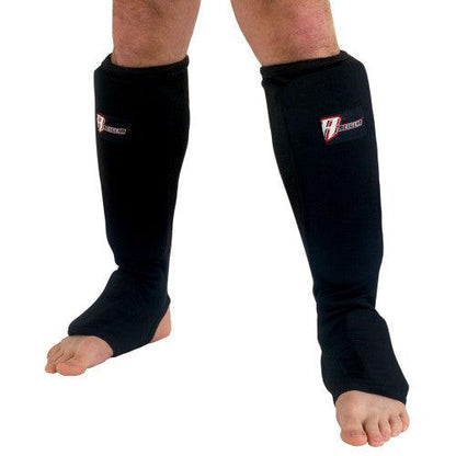 Cloth Shin and Instep Pad - Black - Violent Art Shop