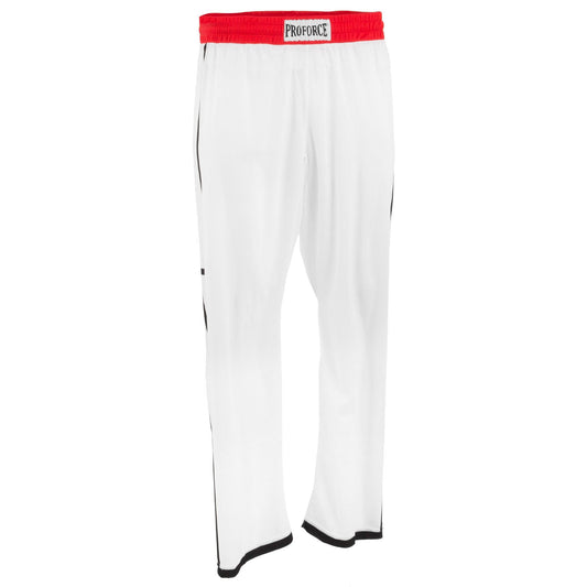 Combat by ProForce Sport Point Fighting Deluxe Karate Pant - White - Violent Art Shop