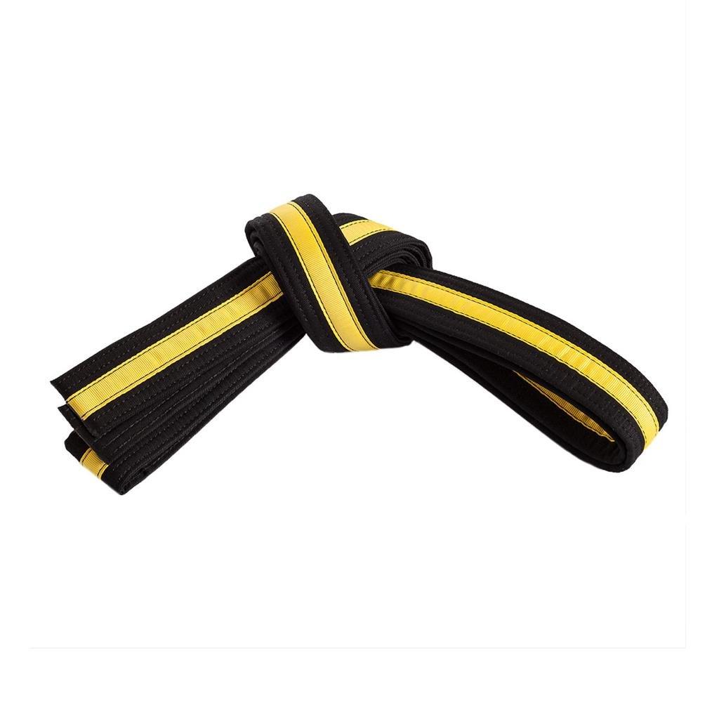 Double Wrap Striped Black Belt - Violent Art Shop