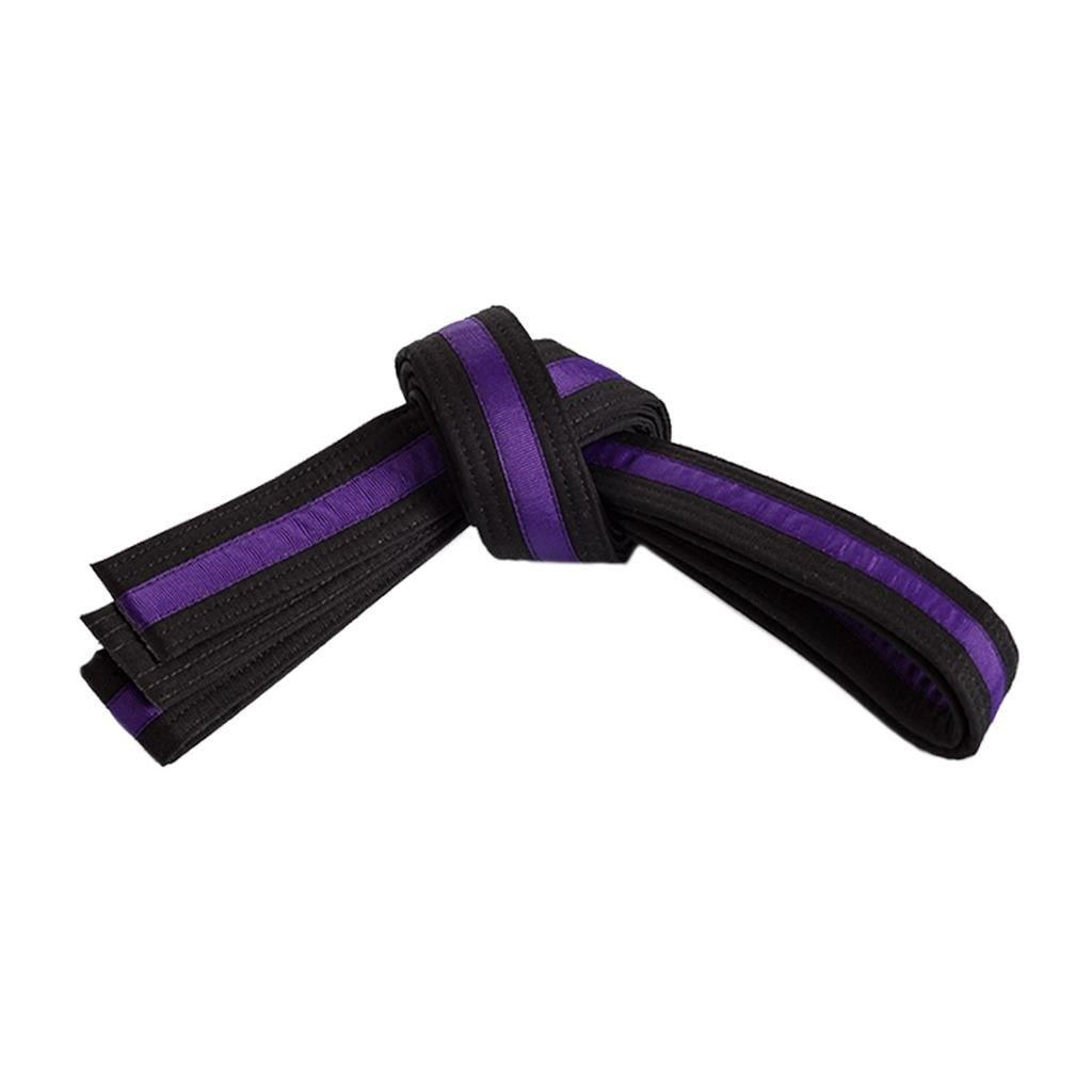 Double Wrap Striped Black Belt - Violent Art Shop