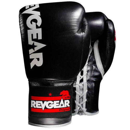 F1 Competitor Lace Boxing Gloves - Black - Violent Art Shop