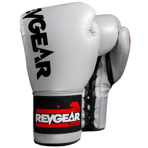 F1 Competitor Lace Boxing Gloves - Grey - Violent Art Shop