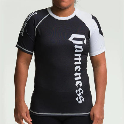 Gameness Female Short-Sleeve Pro Rank Rash Guard - Violent Art Shop