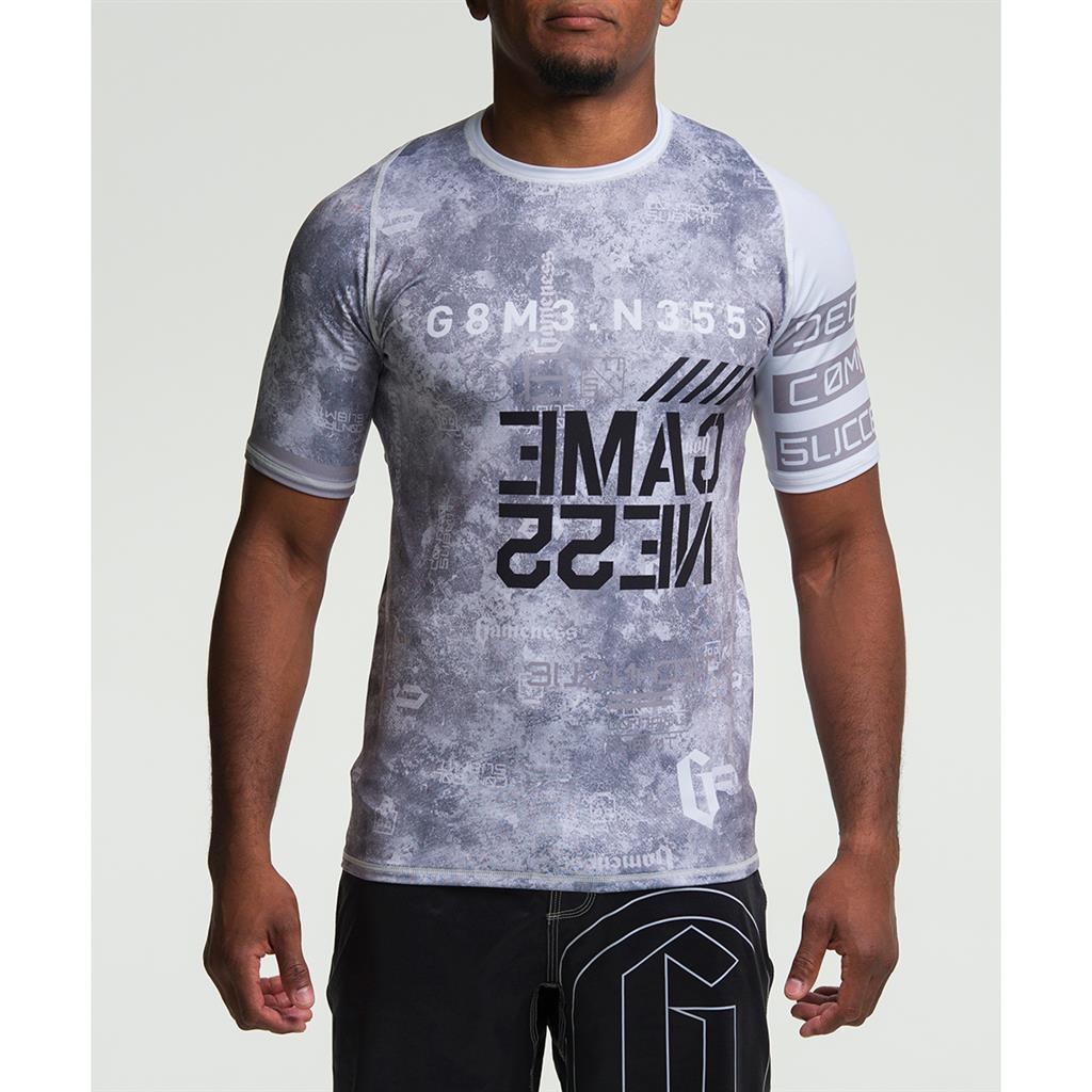 Gameness Marble Rash Guard - Violent Art Shop