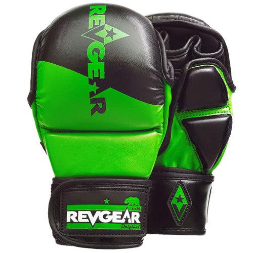 Pinnacle P4 MMA Training and Sparring Glove - Black / Lime - Violent Art Shop