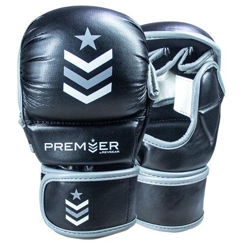 Premier Deluxe MMA Training Glove - Black / Gray - Violent Art Shop