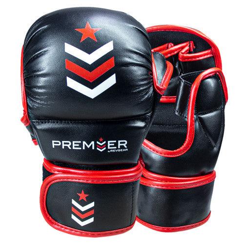 Premier Deluxe MMA Training Glove - Black / Red - Violent Art Shop