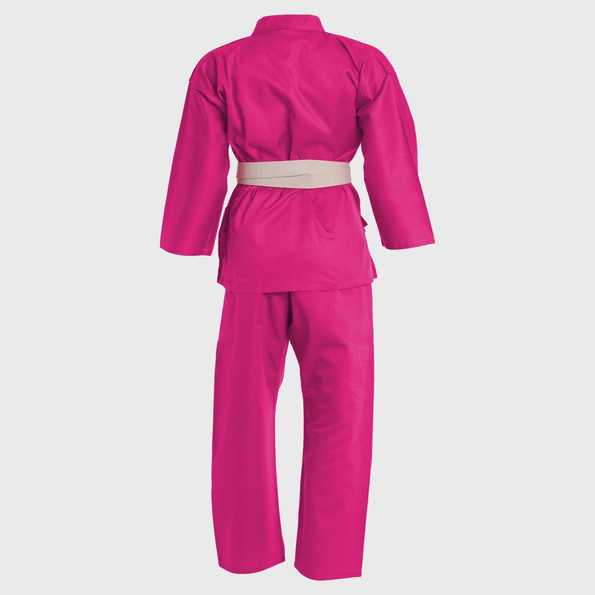 ProForce 5 oz. Classic Karate Uniform (Elastic Drawstring) - 60/40 Blend - With Free White Belt - Violent Art Shop