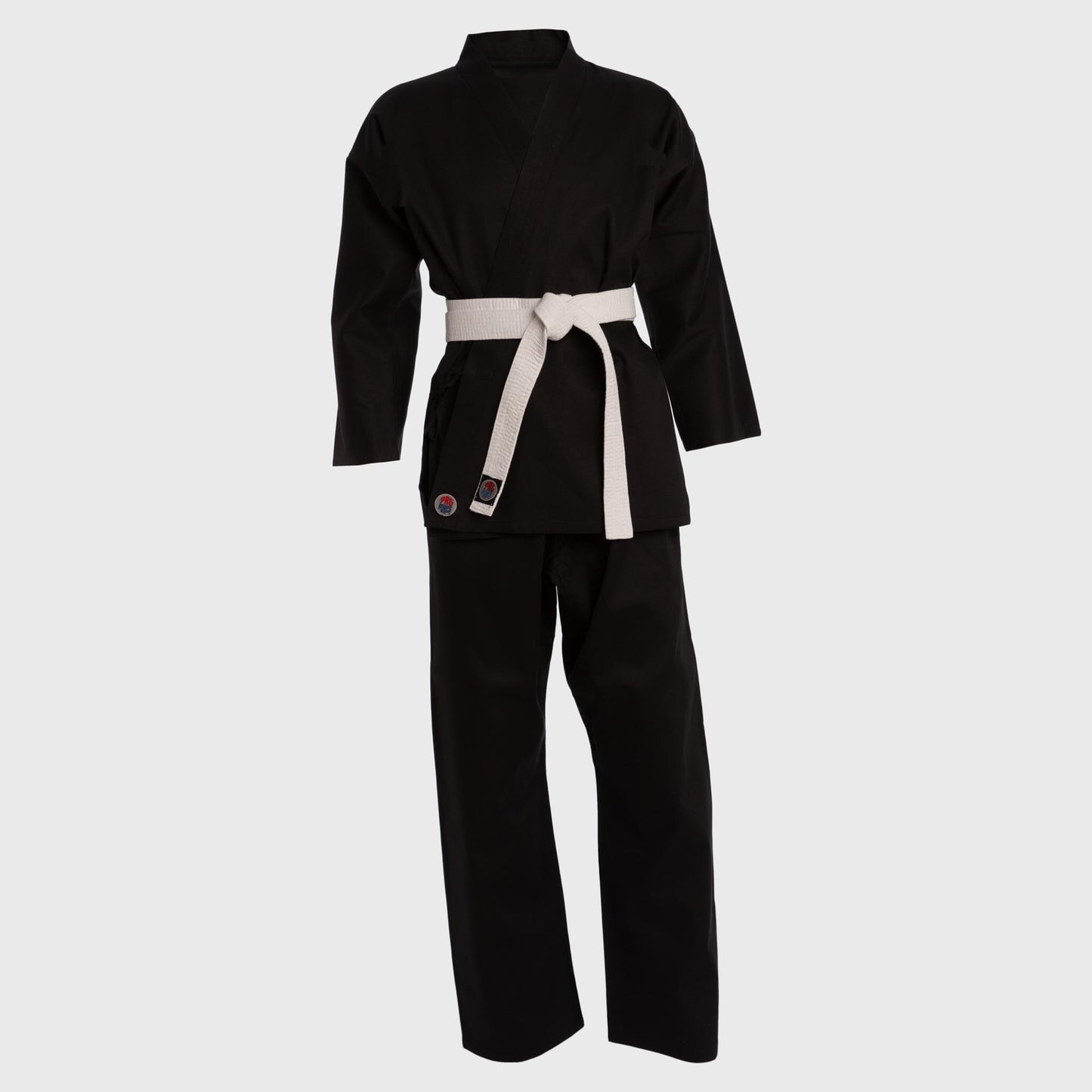 ProForce 5 oz. Classic Karate Uniform (Elastic Drawstring) - 60/40 Blend - With Free White Belt - Violent Art Shop