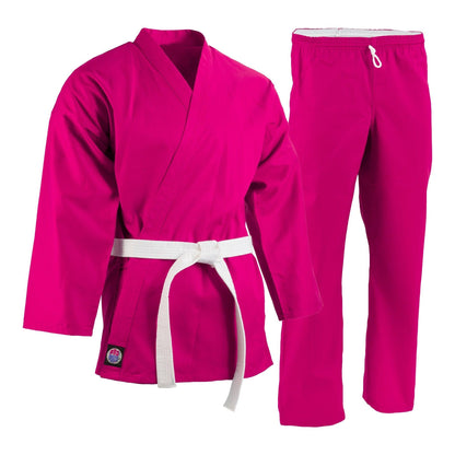 ProForce 6 oz. Karate Uniform (Elastic Drawstring) - 55/45 Blend - With Free White Belt - Violent Art Shop
