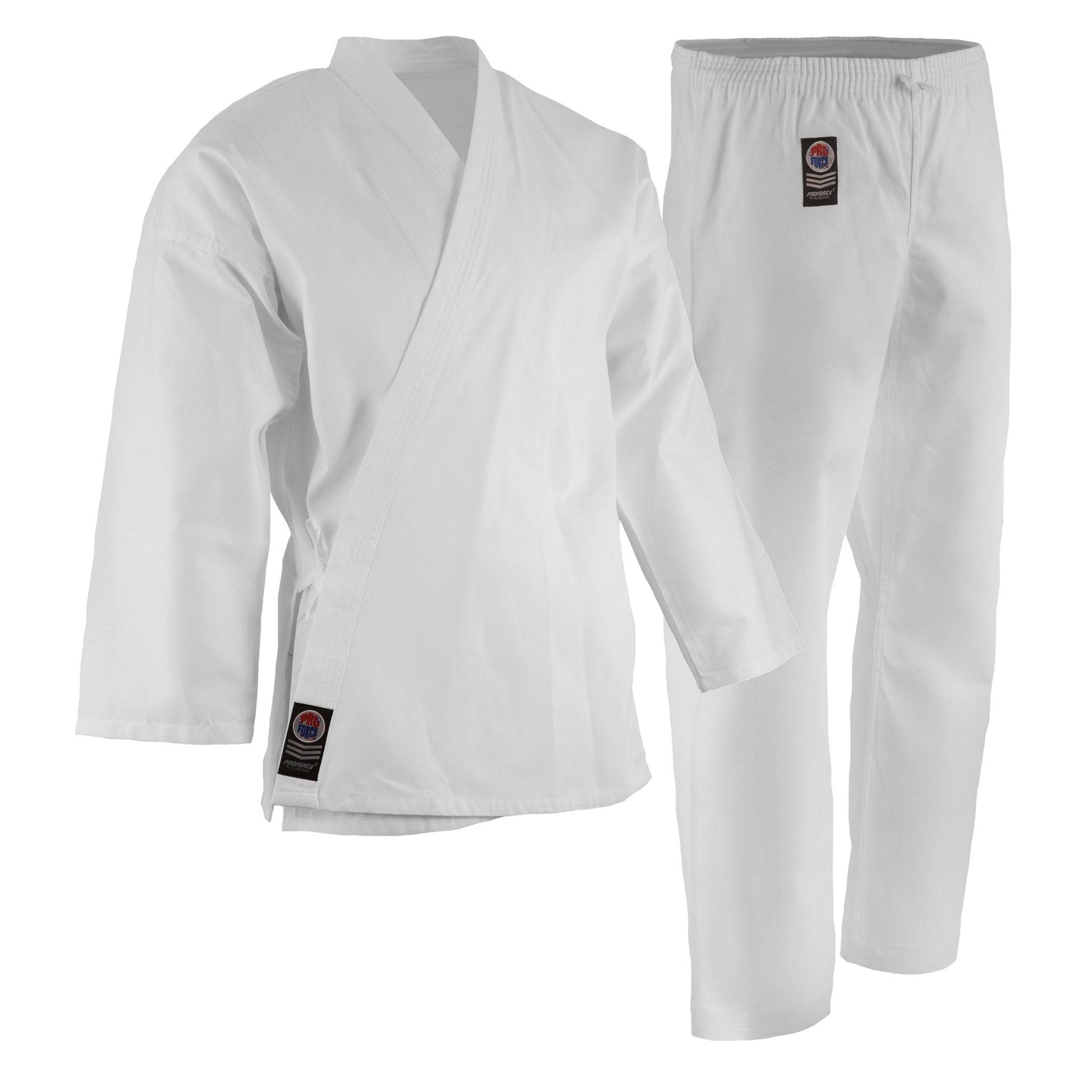 ProForce 8 oz. Karate Uniform (Elastic Drawstring) - 55/45 Blend - Violent Art Shop
