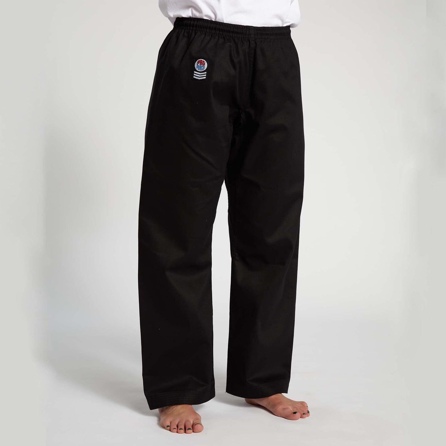 ProForce Gladiator 6 oz. Karate Pants (Elastic Drawstring) - 55/45 Blend - Violent Art Shop