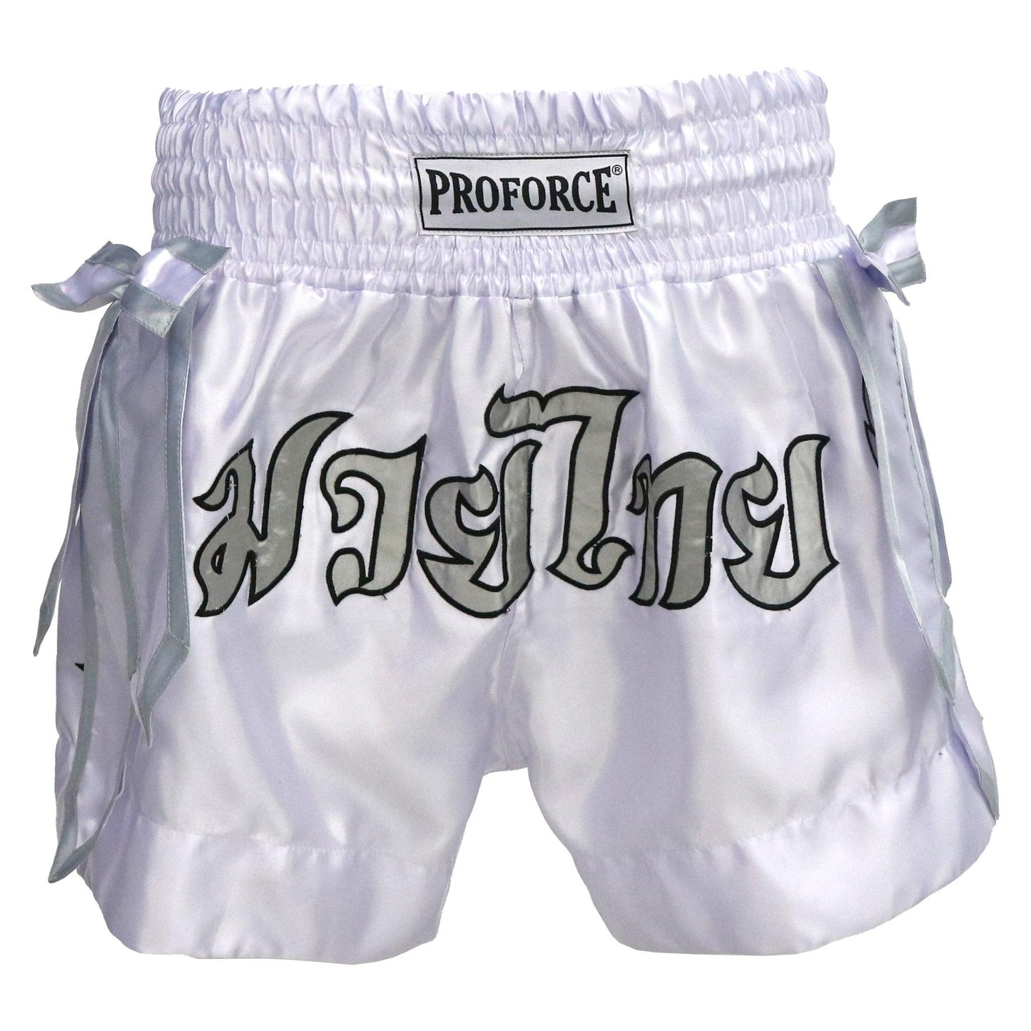 ProForce Sport Angel Wing Muay Thai Shorts - w/ White Bows - Violent Art Shop