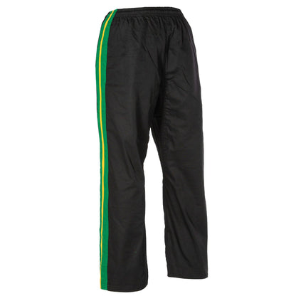 ProForce Sport Black with Green & Yellow Stripes Demo Pants - Violent Art Shop