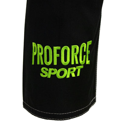 ProForce Sport Ripstop BJJ Pant w/ Neon Green logo - Violent Art Shop